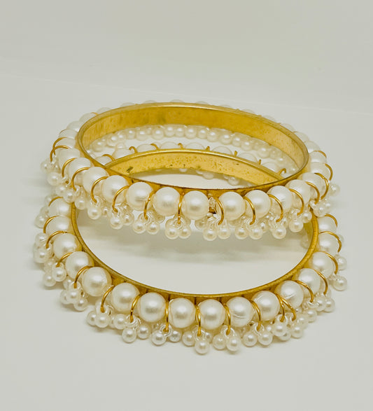 Elegant Pearl Bangles for Women | Uniqe Trader