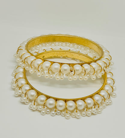 Elegant Pearl Bangles for Women | Uniqe Trader
